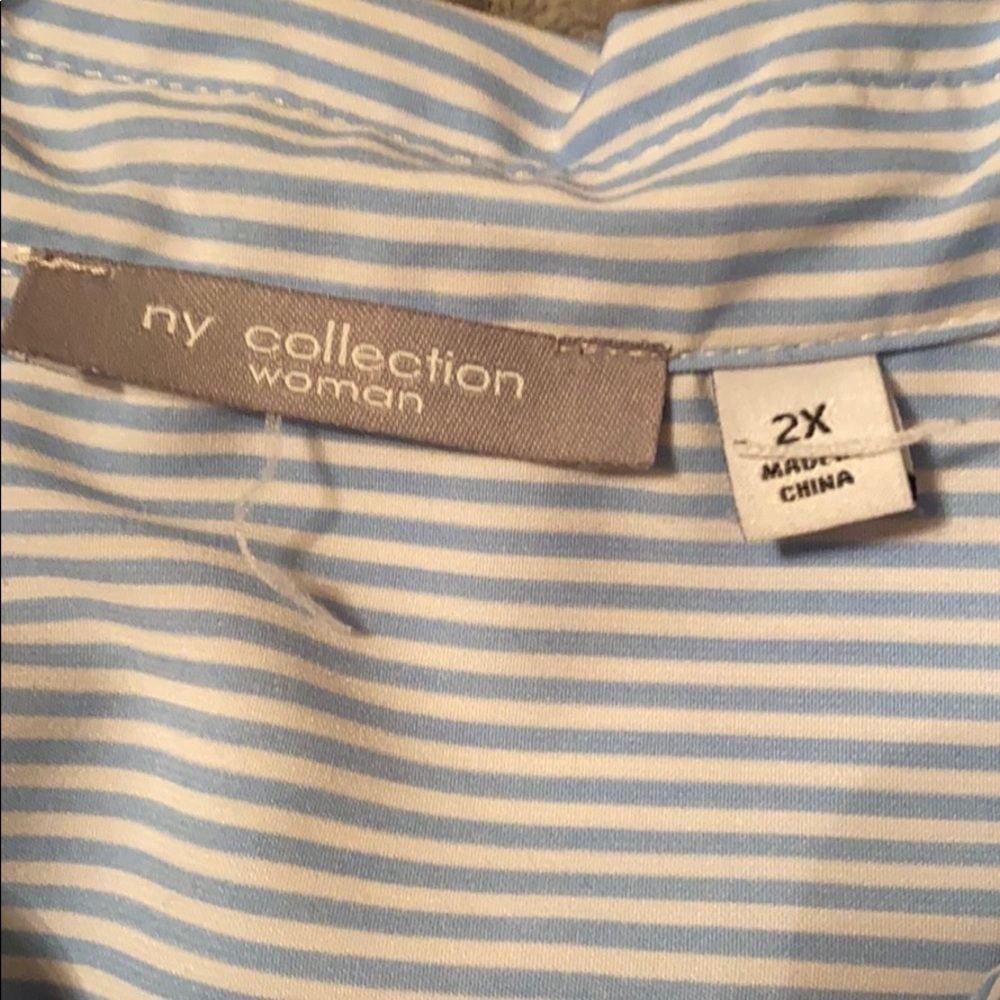 Ladies plus button down - Picture 2 of 2